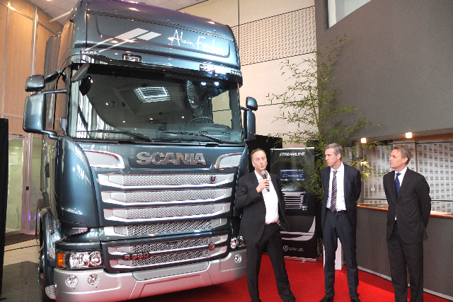 Scania a assemblé son 200 000e camion à Angers