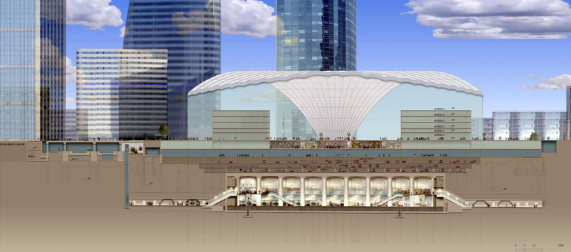 La future gare CNIT – La Défense sera réalisée par Vinci