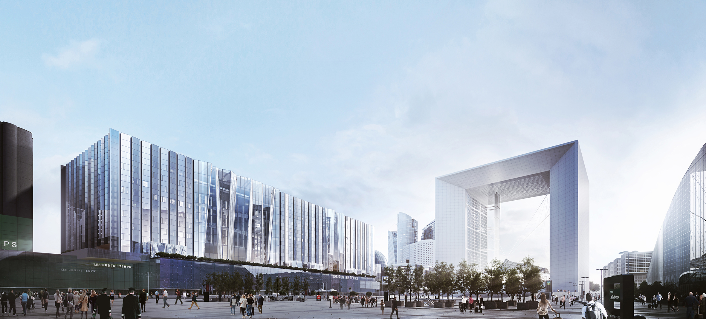 Le nouvel immeuble Window à La Défense révèle sa façade