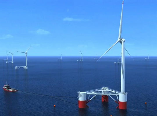 Premier appel d’offre commercial pour l’éolien flottant en Bretagne