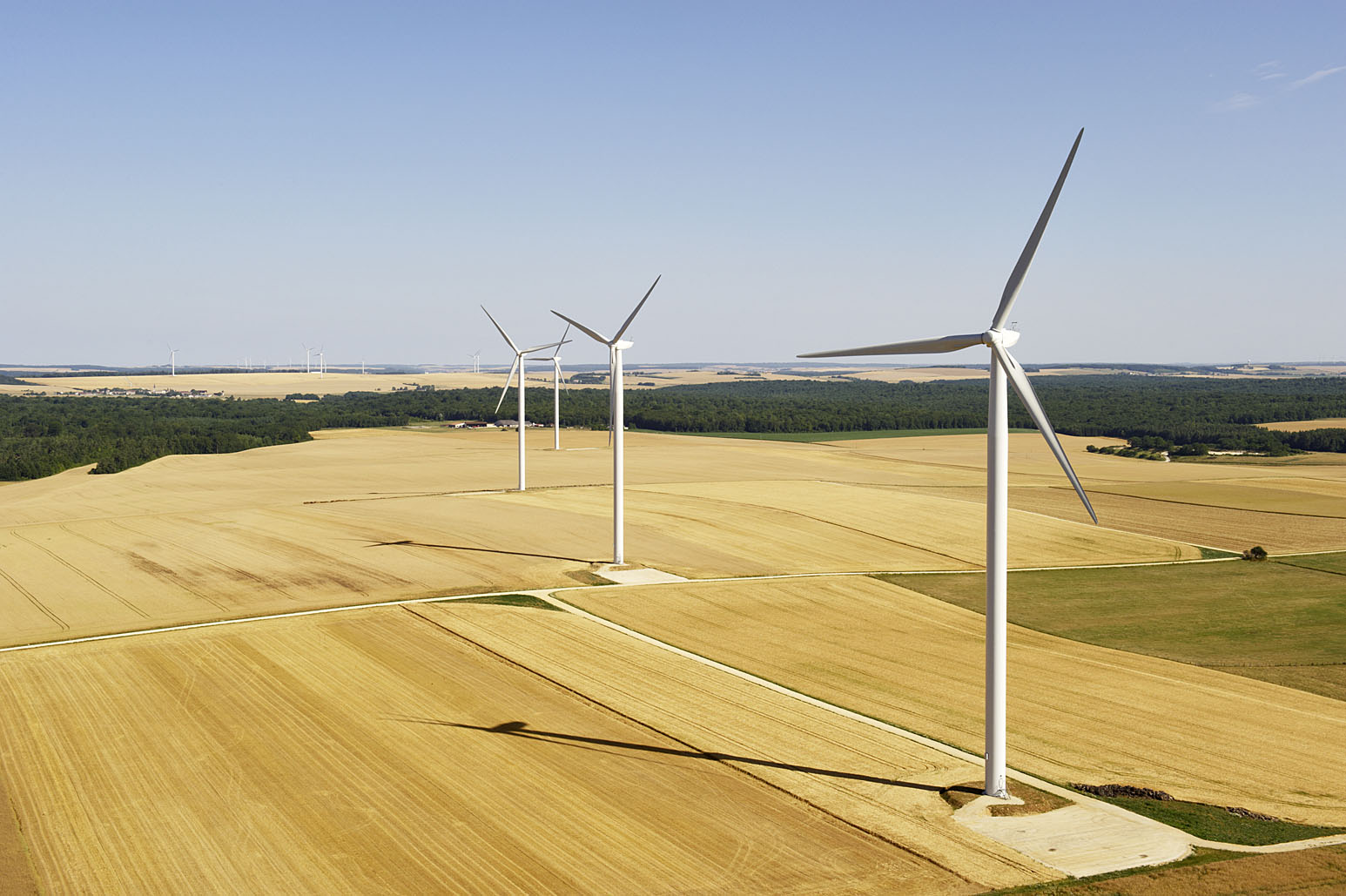Une puissance totale de 12 GW éoliens en France