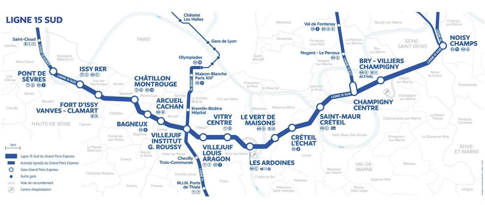 Grand Paris : tous les marchés de génie civil de la ligne 15 attribués