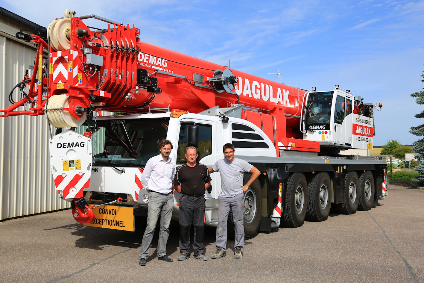 Une nouvelle Demag 250 tonnes pour Jagulak