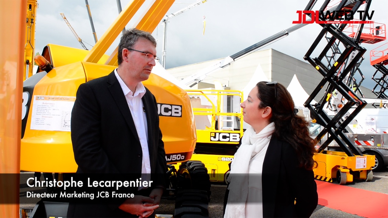 Interview JDL de Mr Christophe Lecarpentier, Directeur Marketing JCB France
