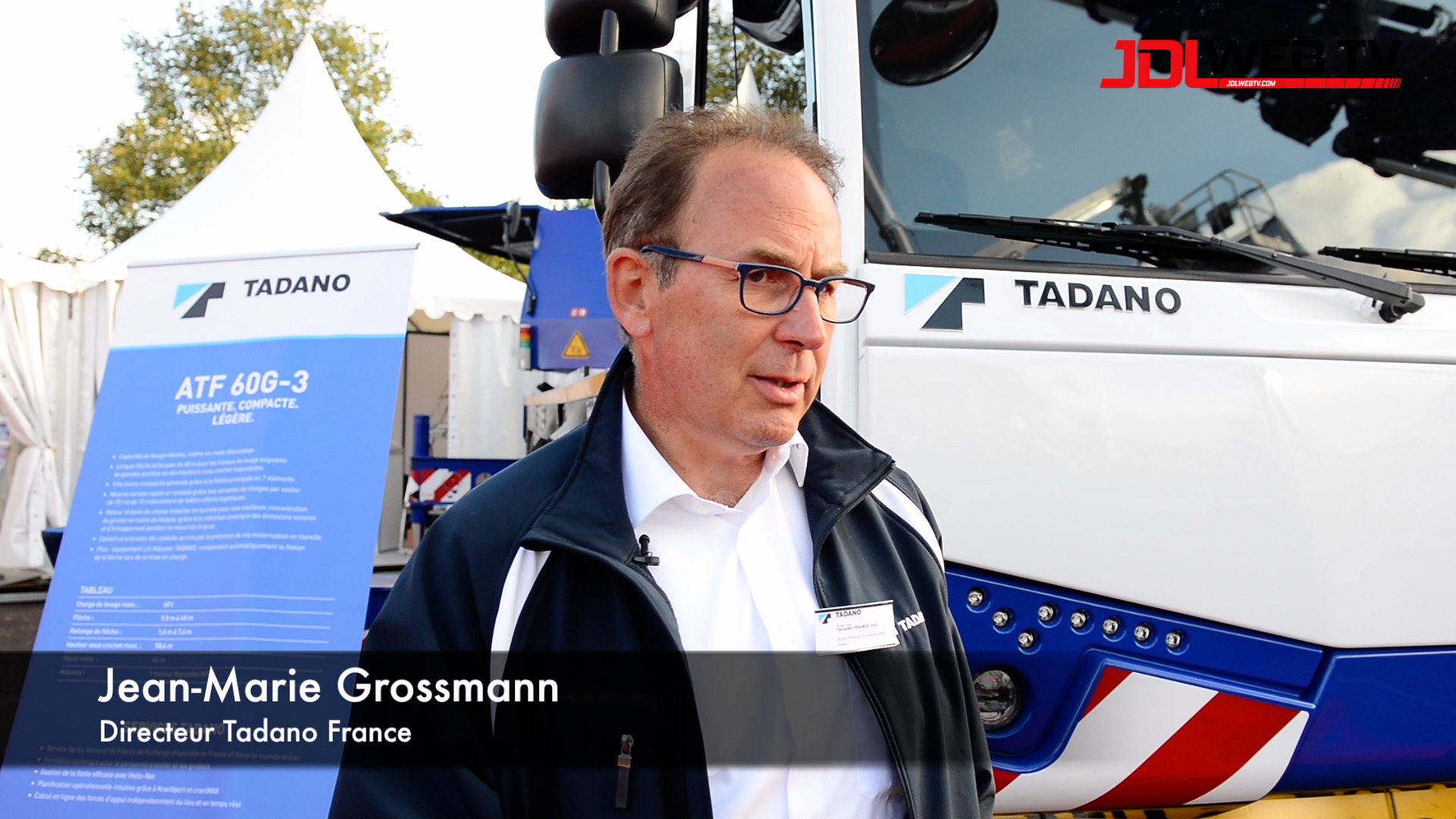 Interview JDL de Mr Jean-marie Grossmann, Directeur de Tadano France