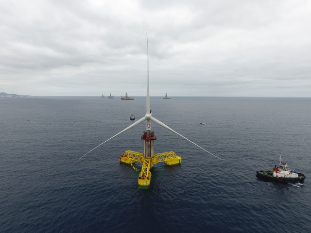 La première éolienne télescopique au monde sur l’île espagnole de Grande Canarie