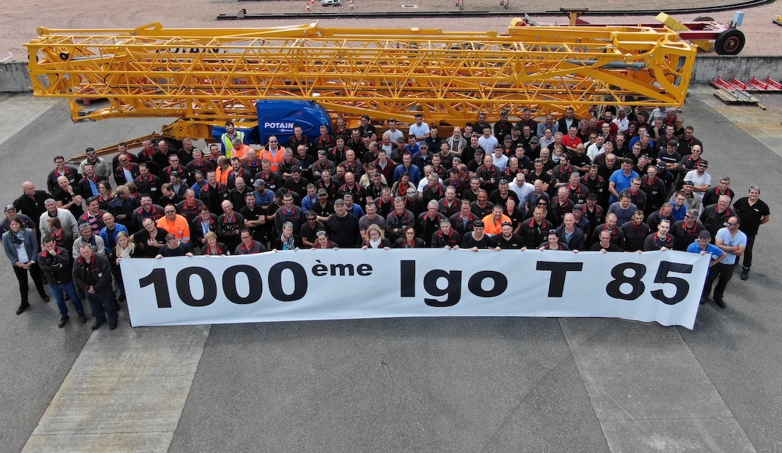 La 1000ème grue Igo T85 est produite