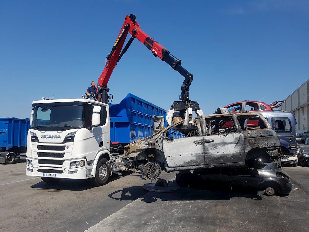 Scania livre un nouveau camion pour la collecte des déchets