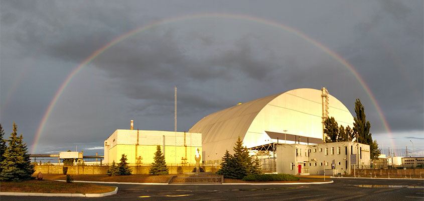 L’enceinte de confinement de Tchernobyl officiellement livrée