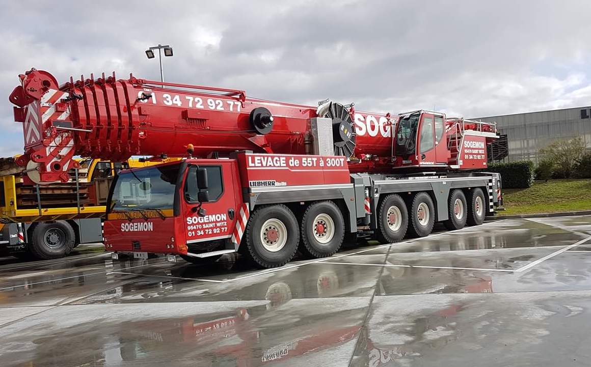 Sogemon a investi dans cinq grues mobiles