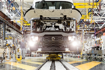 Les usines Renault Trucks et  Volvo Trucks redémarrent