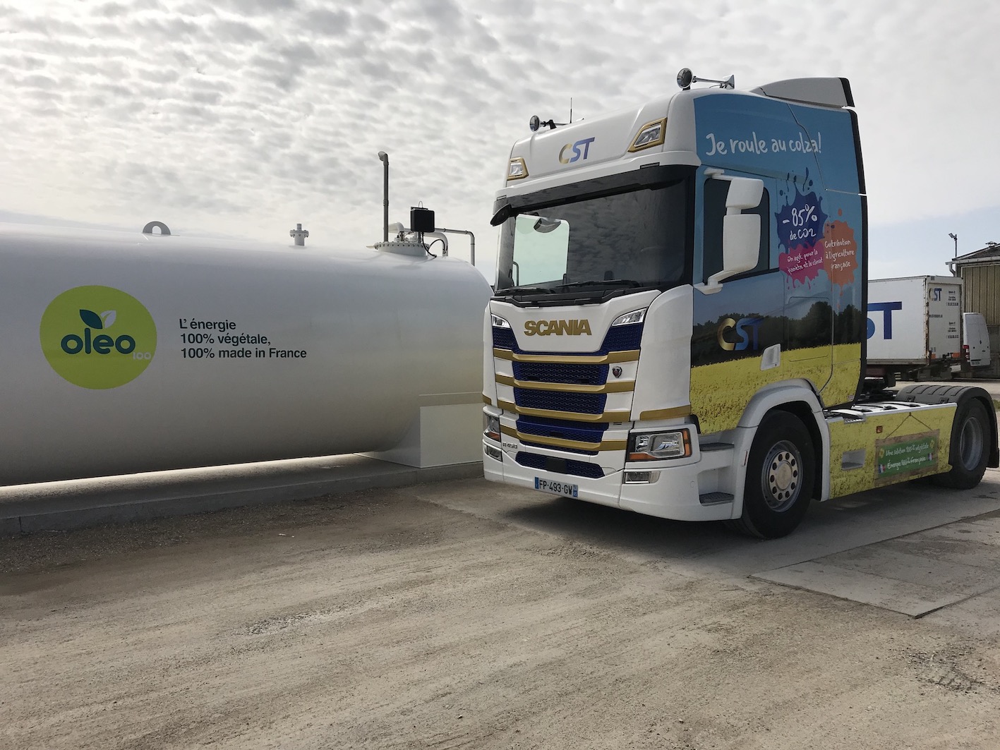Quatre Scania biodiesel pour les Transports CST