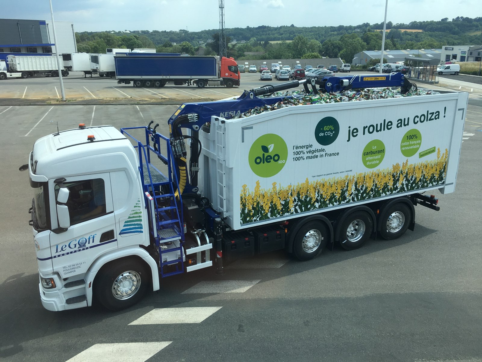 Les Transports Le Goff réceptionnent leur premier Scania biodiesel