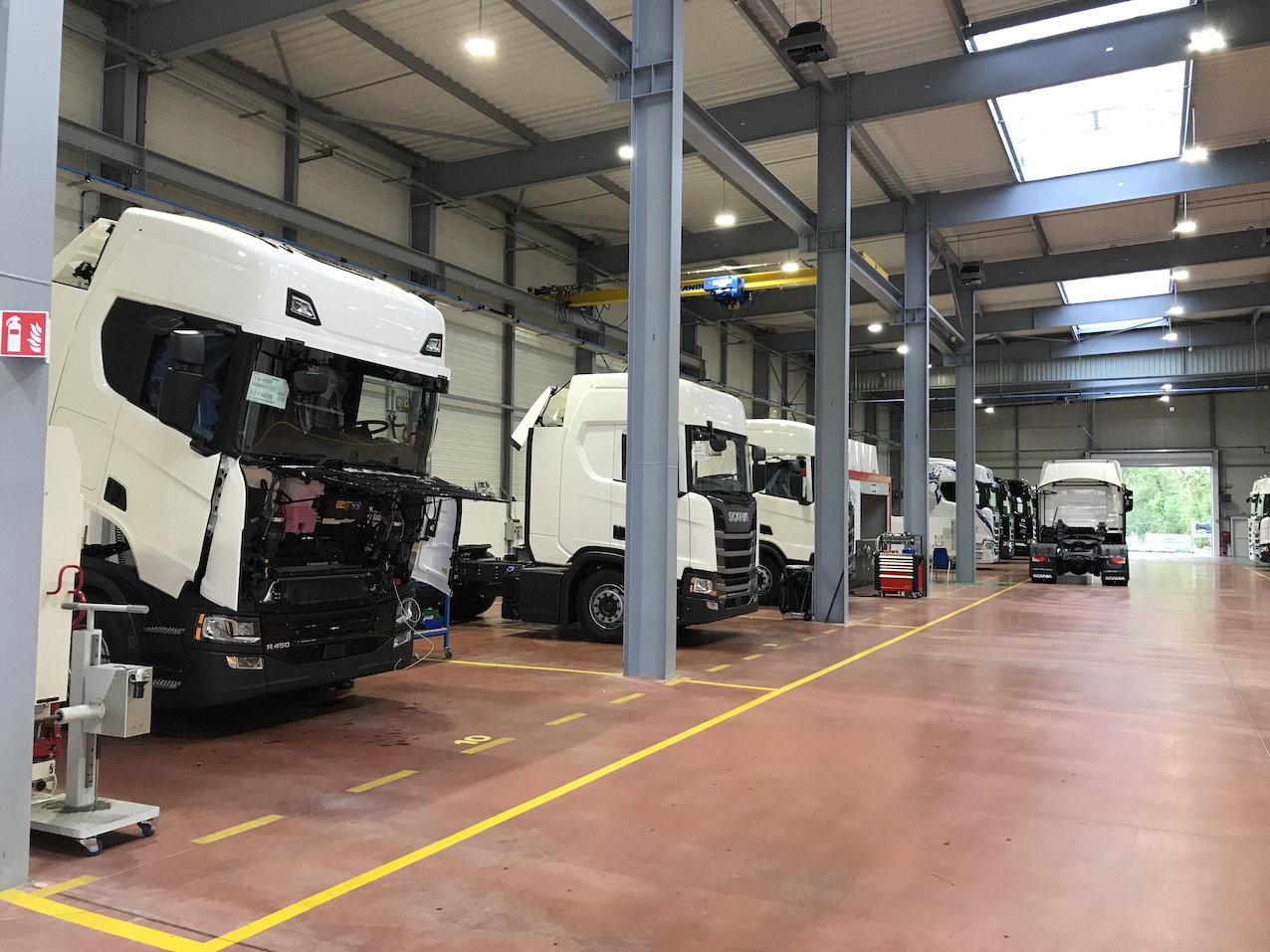 Scania France inaugure ses nouveaux locaux