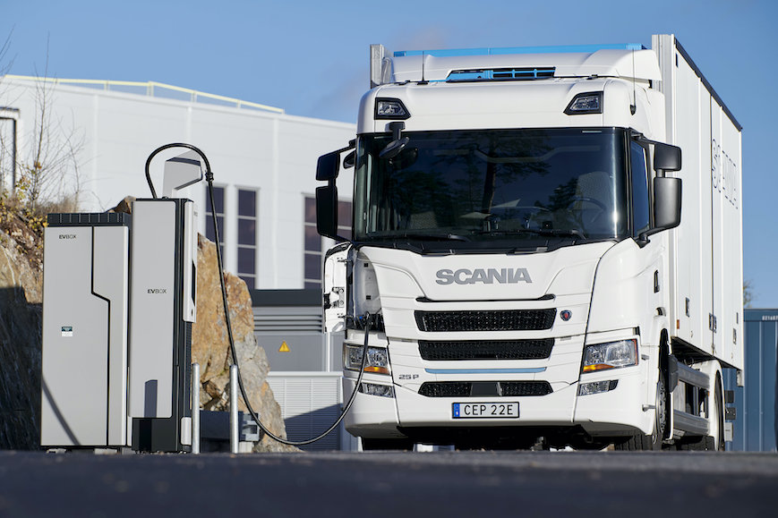 Mobilité électrique : Scania s’associe à Engie