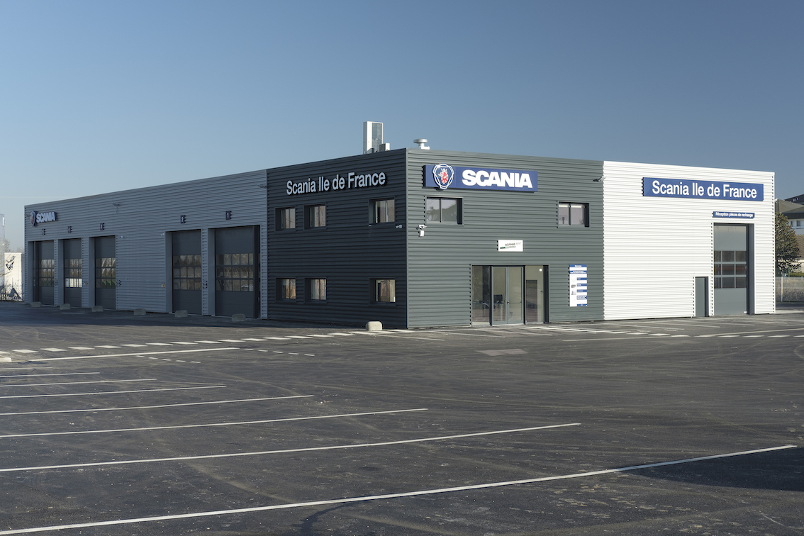 En Ile-de France, Scania ouvre un nouveau point service
