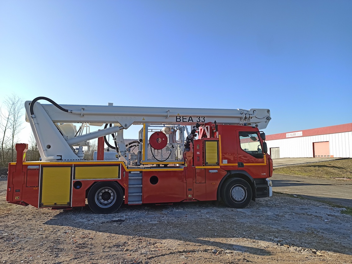 Camion Grue Telescopique Pompiers 78