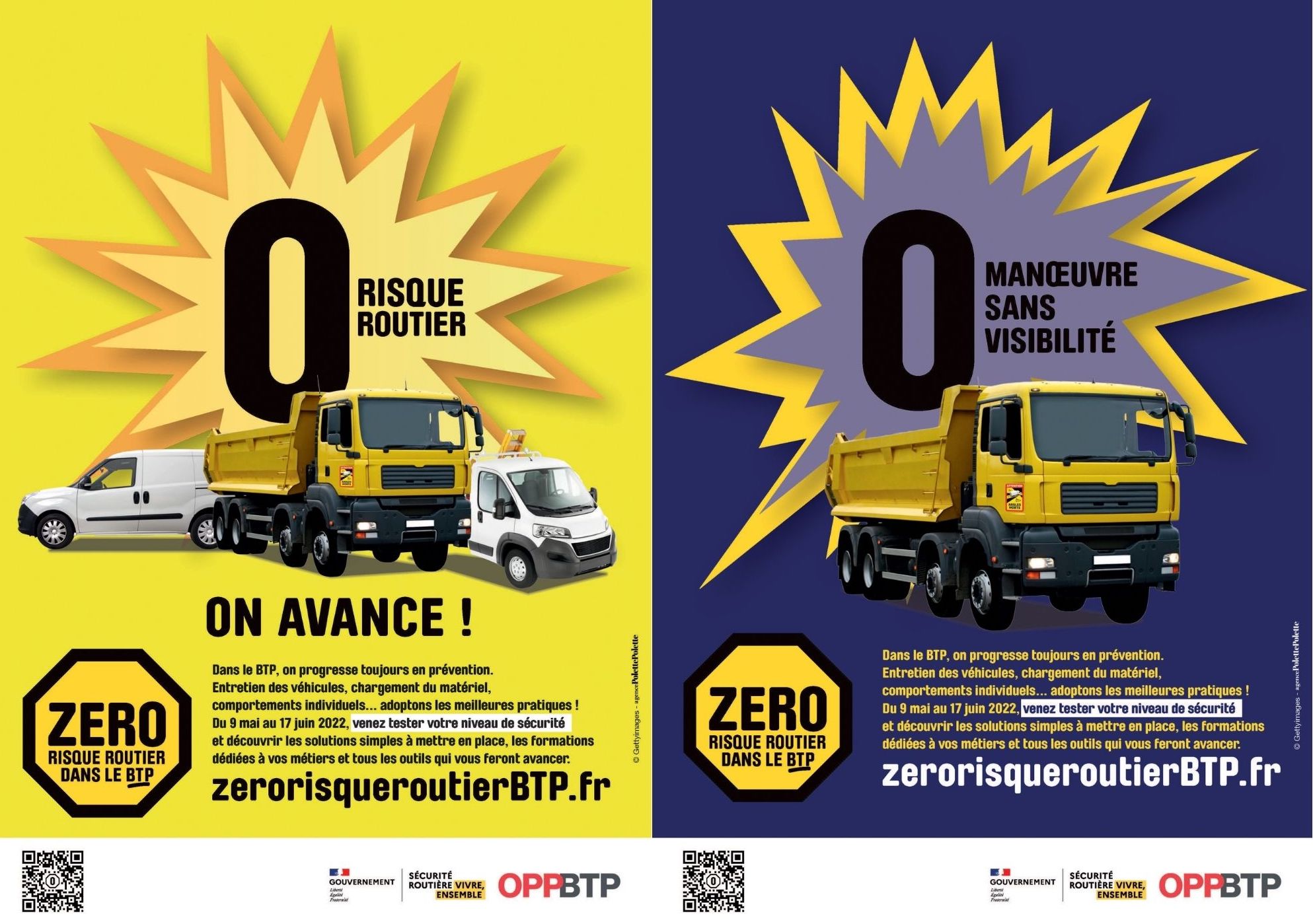 Une campagne pour sensibiliser au risque routier dans le BTP