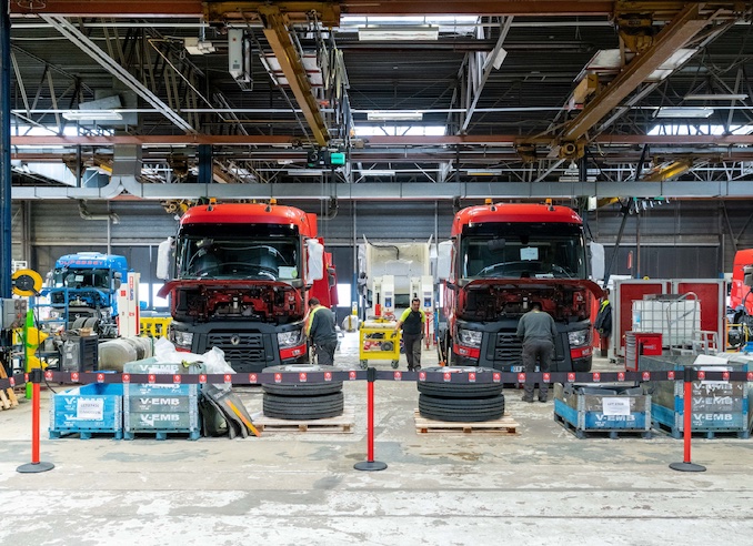 Renault Trucks ouvre son usine de démantèlement de camions