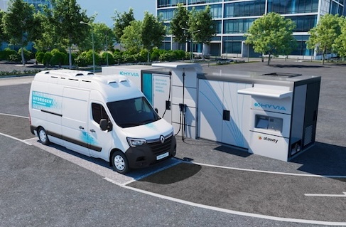 Atawey develops hydrogen stations for Hyvia's professional fleets
