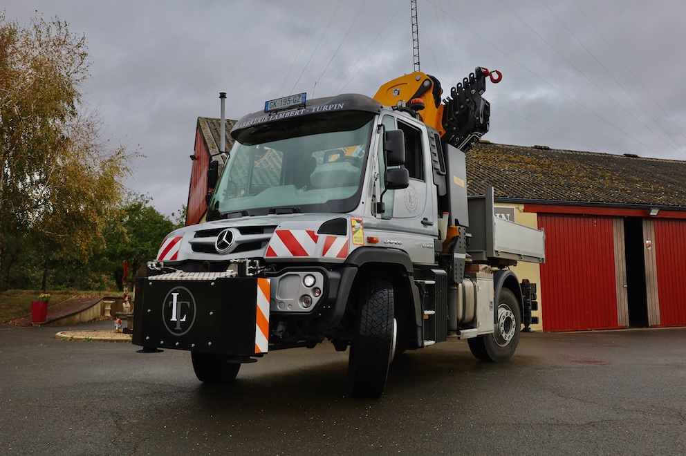 The agility of the Unimog in the marble industry