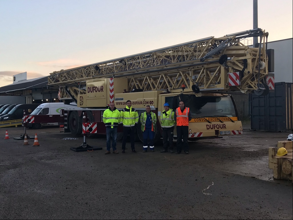 Merdrignac takes delivery of its 3rd MK crane