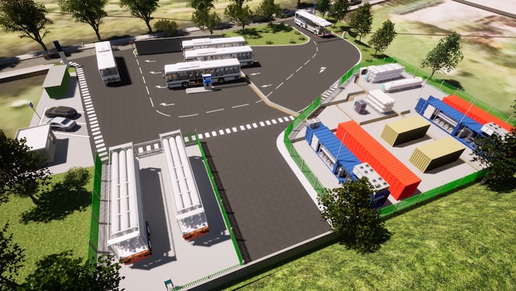 Colas va construire sa première station à hydrogène à Dunkerque