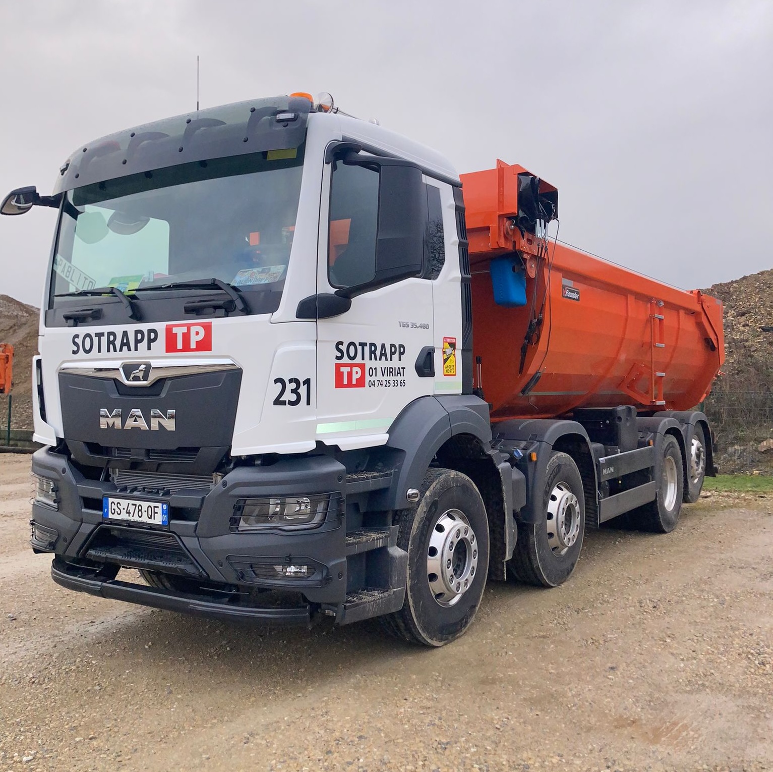 Sotrapp TP invests in a new MAN 8X2