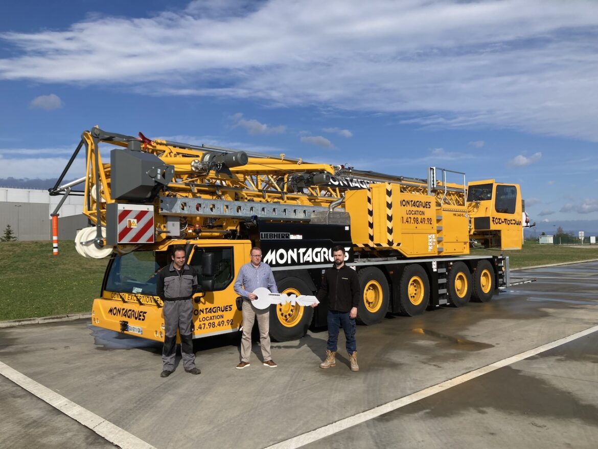 Montagrues takes delivery of its new MK crane 