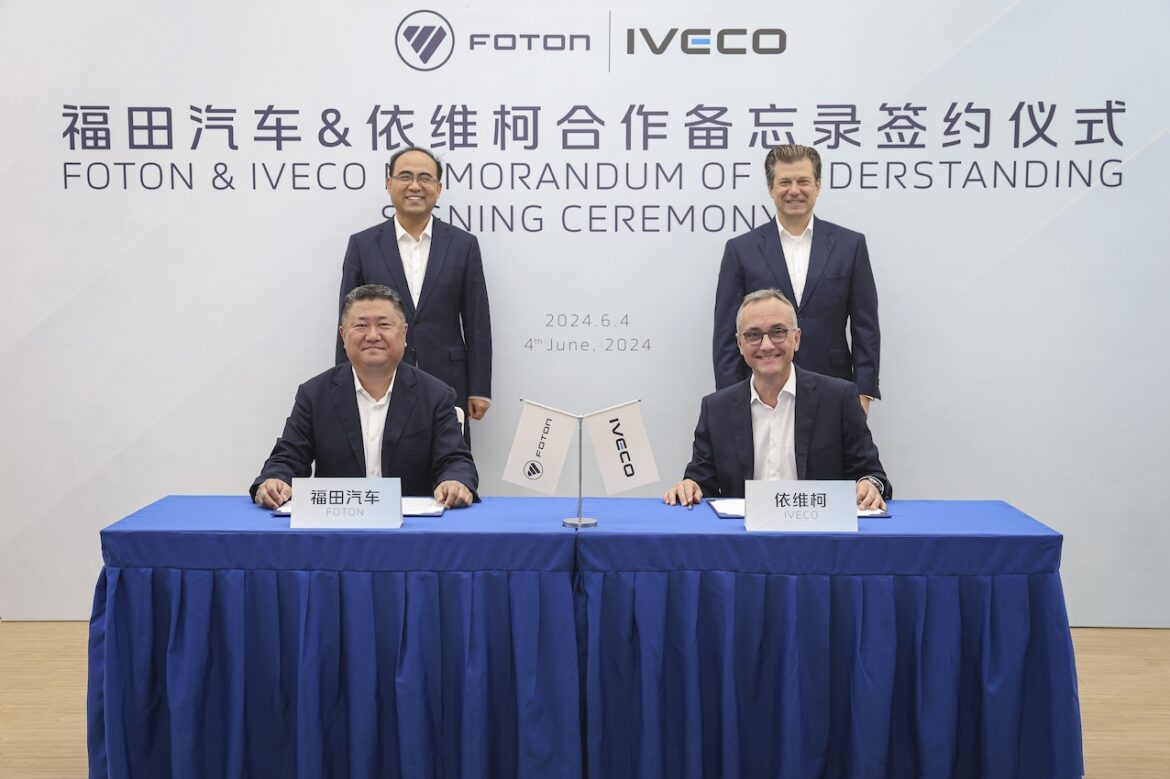 Iveco explore de futures synergies avec le groupe chinois Foton