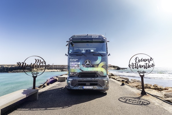 More than 10,000 kms across Europe for the eActros 600 