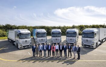 premiers essais clients camions hydrogène Mercedes-Benz.