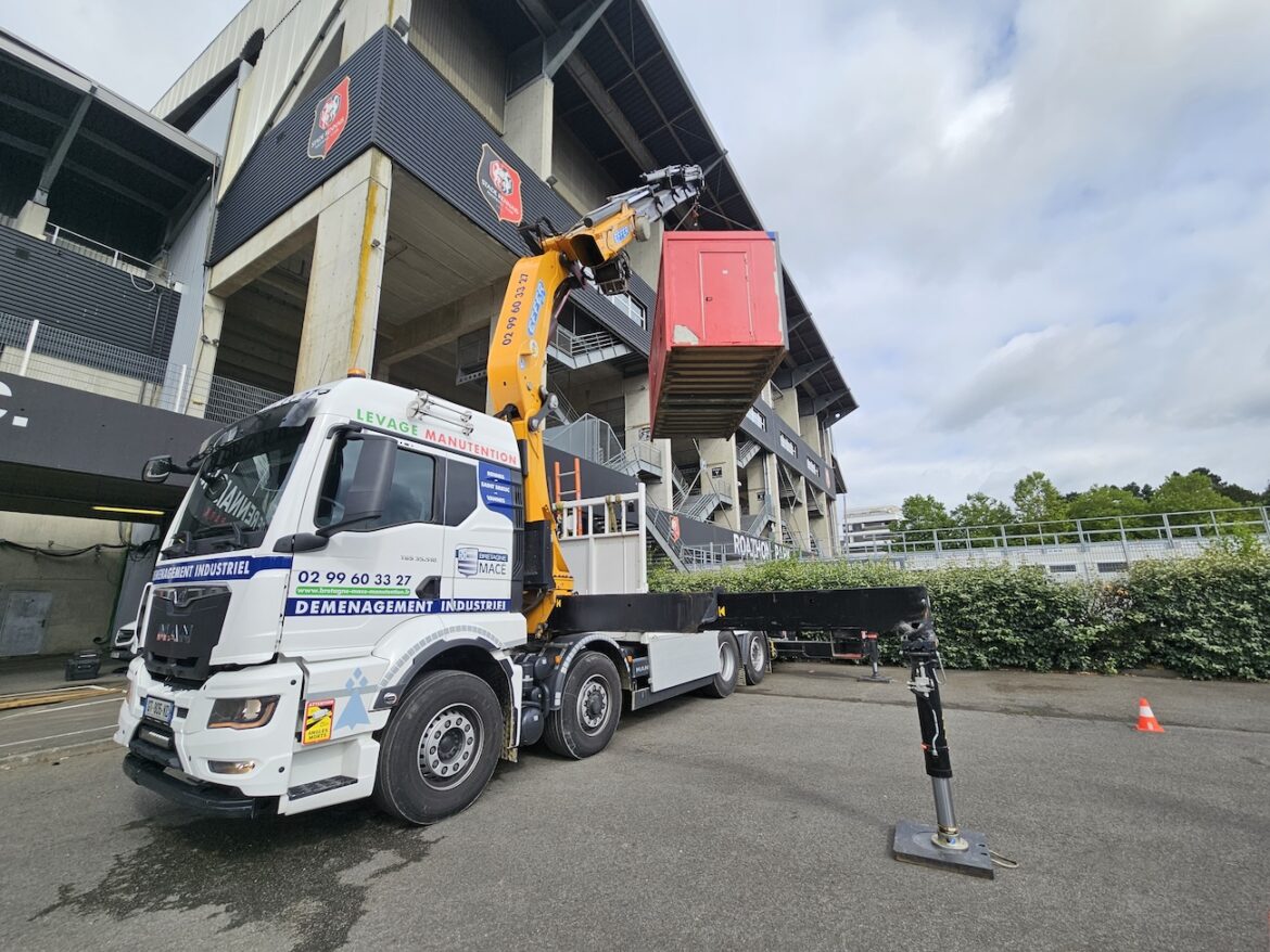 Bretagne Macé Déménagement investit dans un nouveau porteur MAN