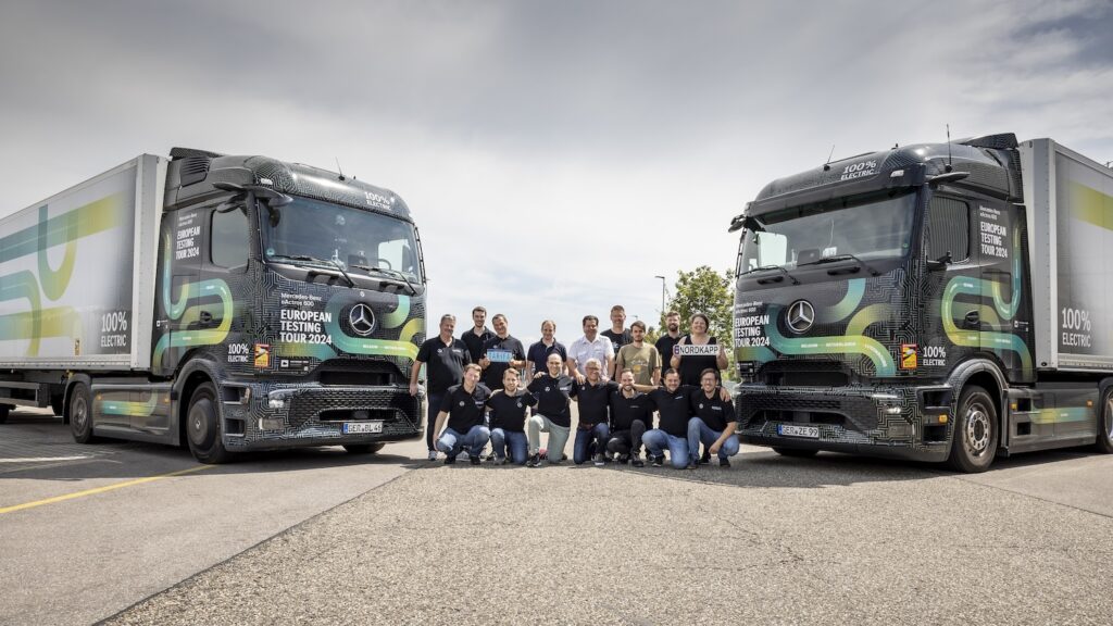 Les deux eActros 600 ont parcouru plus de 15000 kilomètres en électrique.