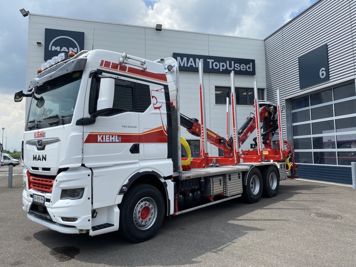 Un camion MAN de 640 ch pour le transport de grumes