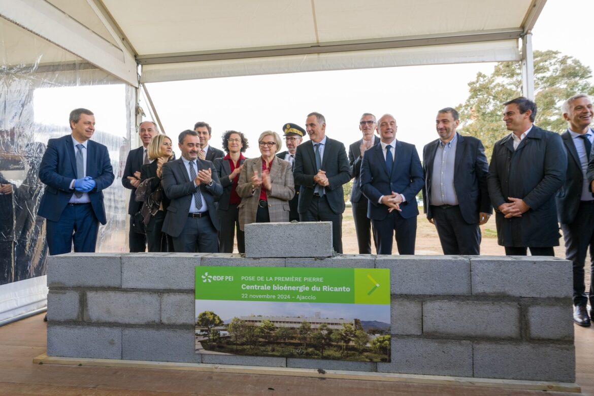 EDF lance le chantier de la centrale bioénergie en Corse