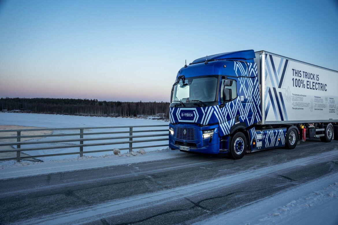 Renault Trucks conclut son roadshow électrique en Laponie