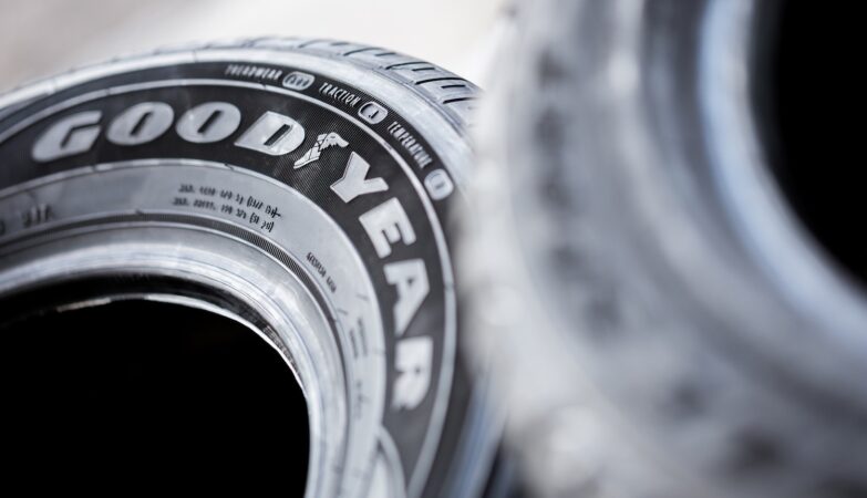 Goodyear Auto Service Center - close-up of tires