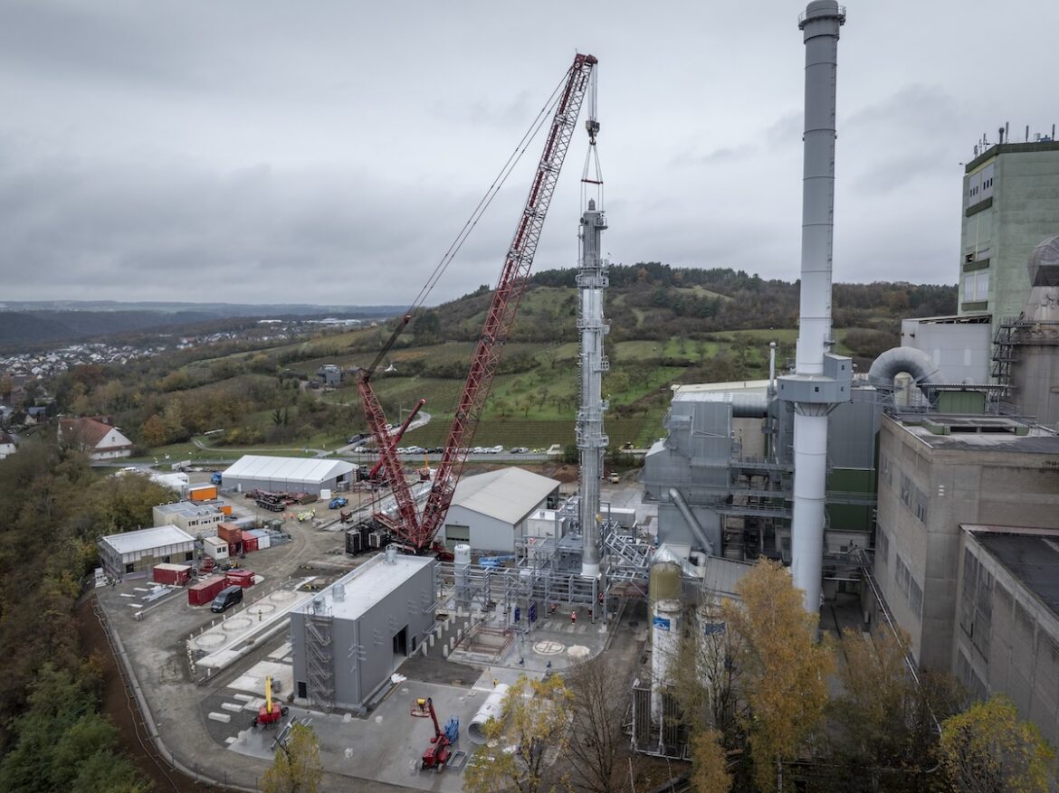 Mammoet : levage millimétré pour la décarbonation du ciment