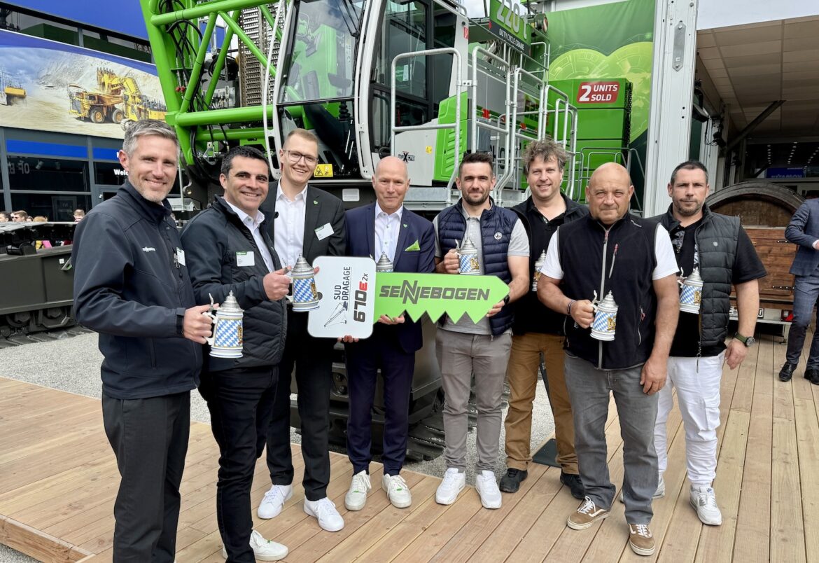 Sud Dragage renforce sa flotte avec une nouvelle pelle Sennebogen