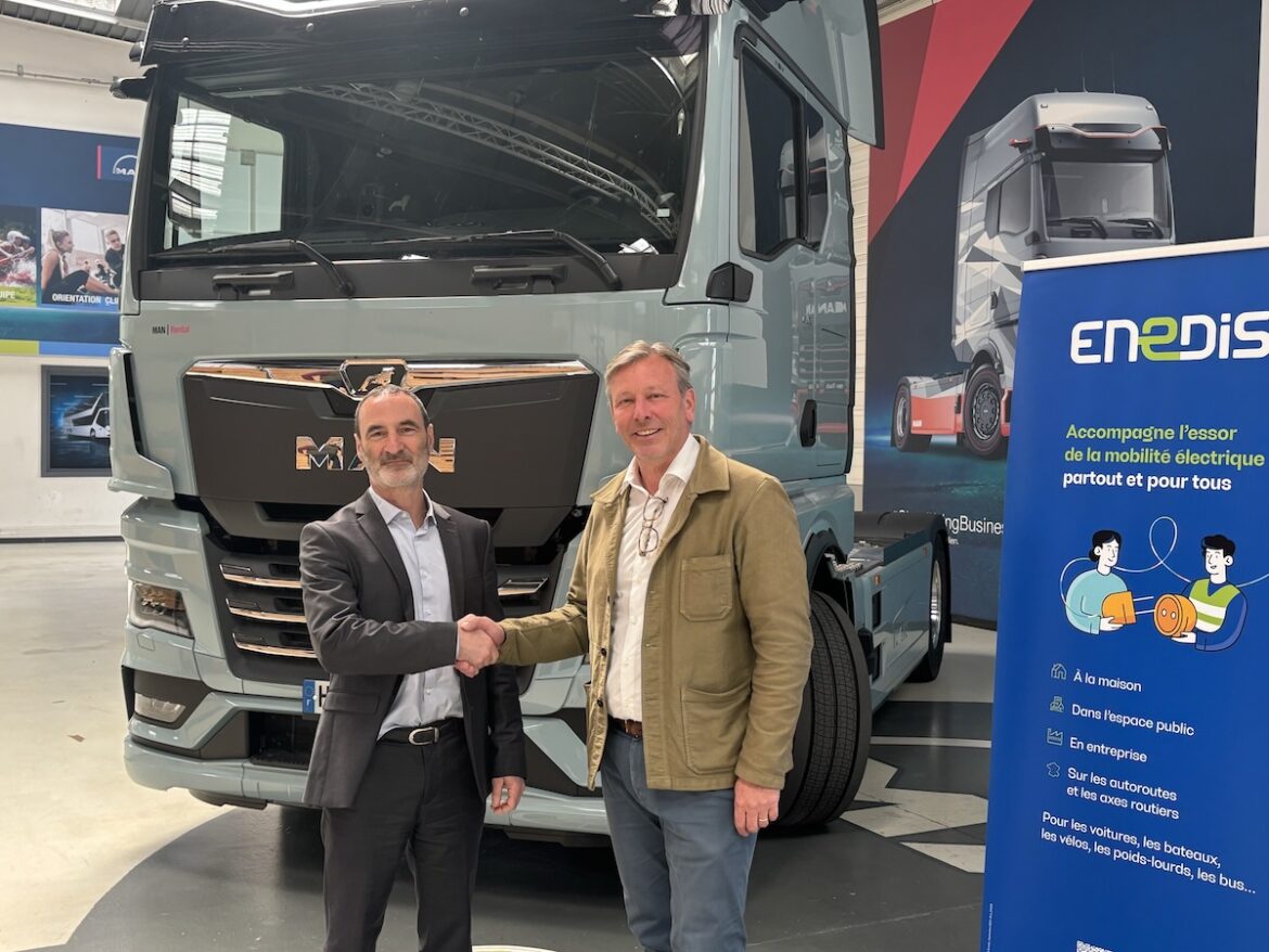 MAN Truck & Bus France et Enedis partenaires pour l’électromobilité