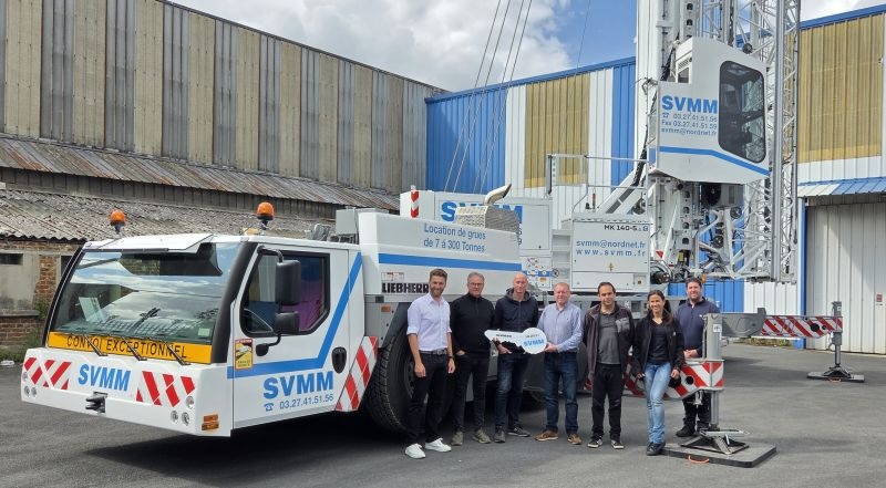 SVMM réceptionne une nouvelle grue Liebherr MK140-5.1