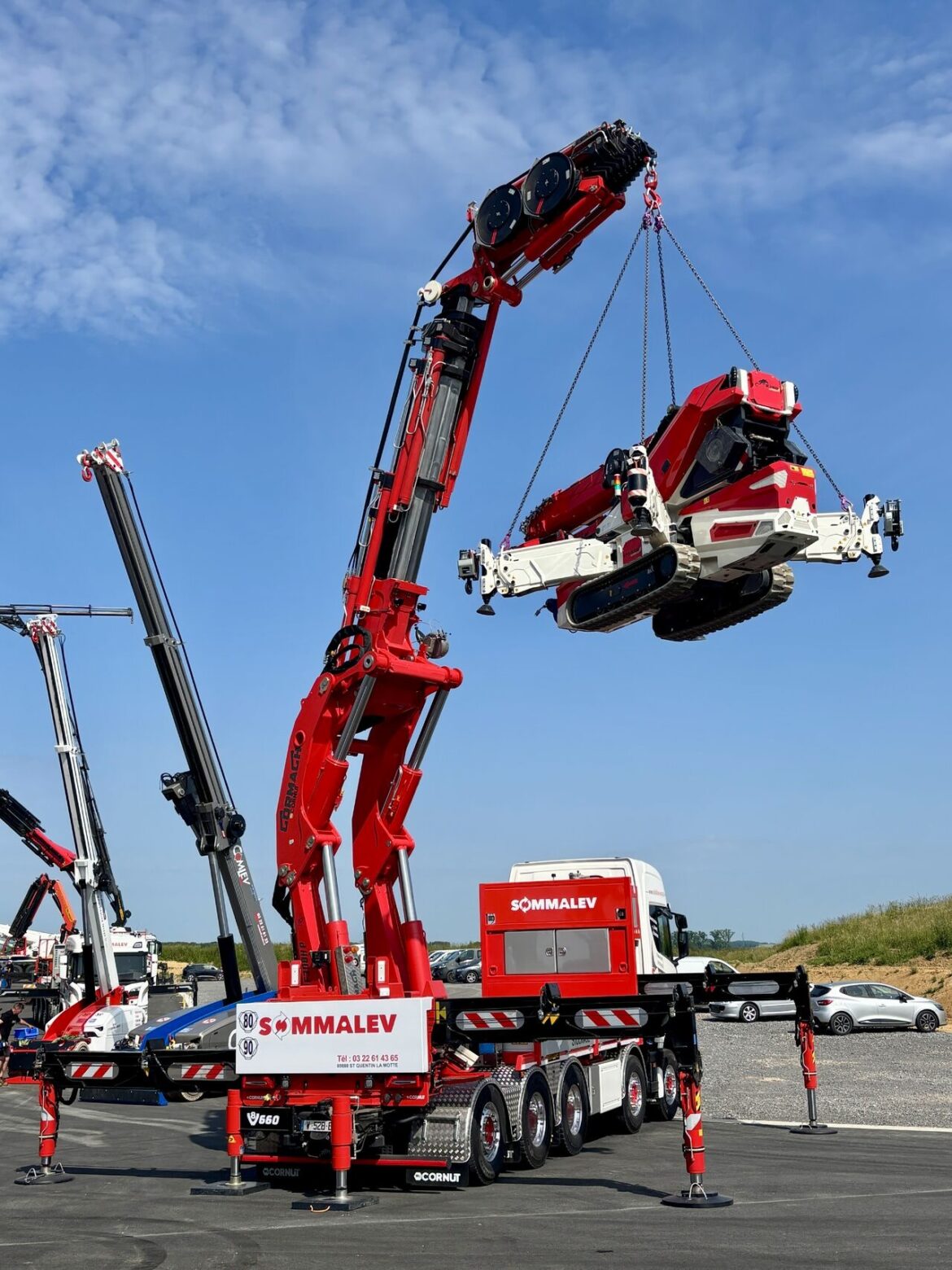 CORNUT livre une grue sur mesure à SOMMALEV