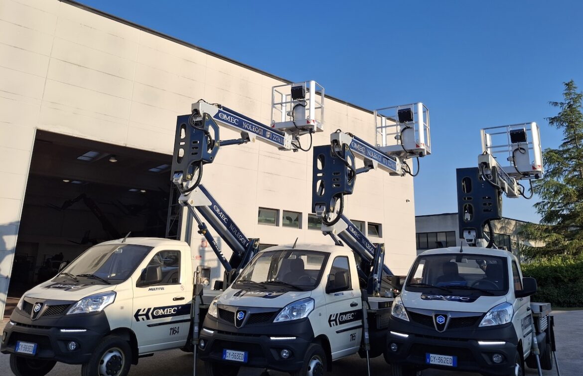 MXE 170 : la nacelle compacte de Multitel choisie par OMEC Noleggi