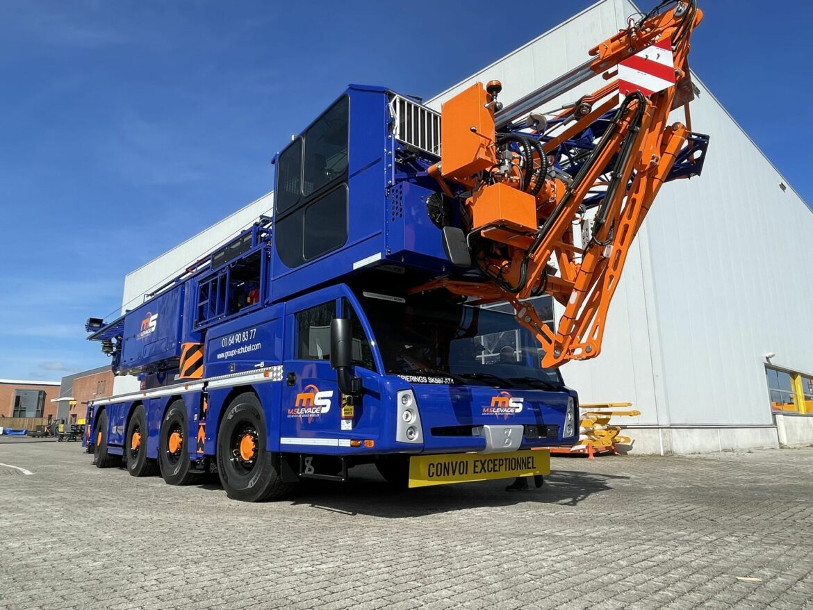 MS Levage investit dans une grue Spierings version électrique