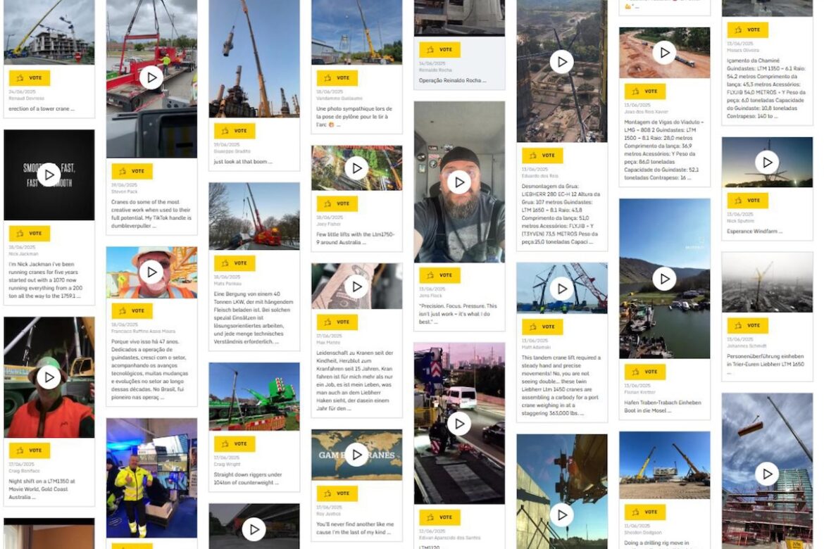 Game of Cranes : votez pour les meilleurs grutiers du monde !