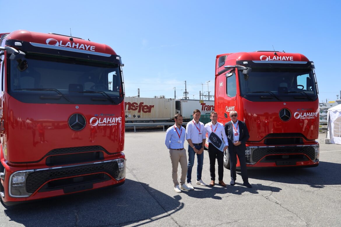 Lahaye Global Logistics reçoit ses premiers Mercedes eActros 600 électriques