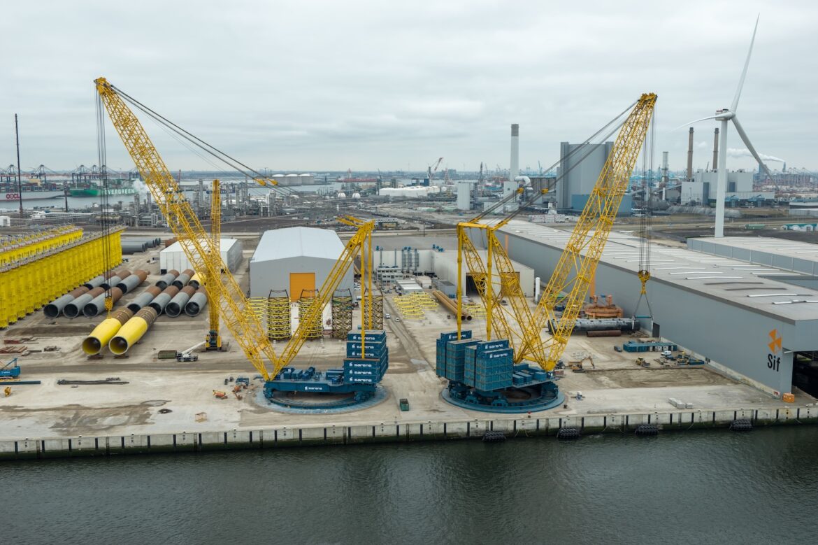 SGC-170 : la nouvelle grue électrique géante de Sarens!