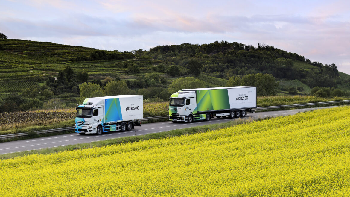 Mercedes-Benz Trucks lance le nouvel eActros 400, version modulable de l’eActros 600