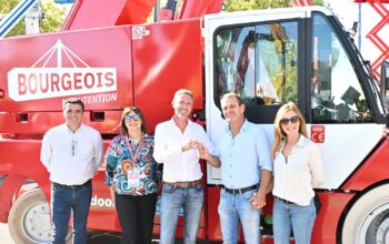 Bourgeois Manutention renforce sa flotte avec la grue électrique XXL ORMIG 100iE au JDL 2025